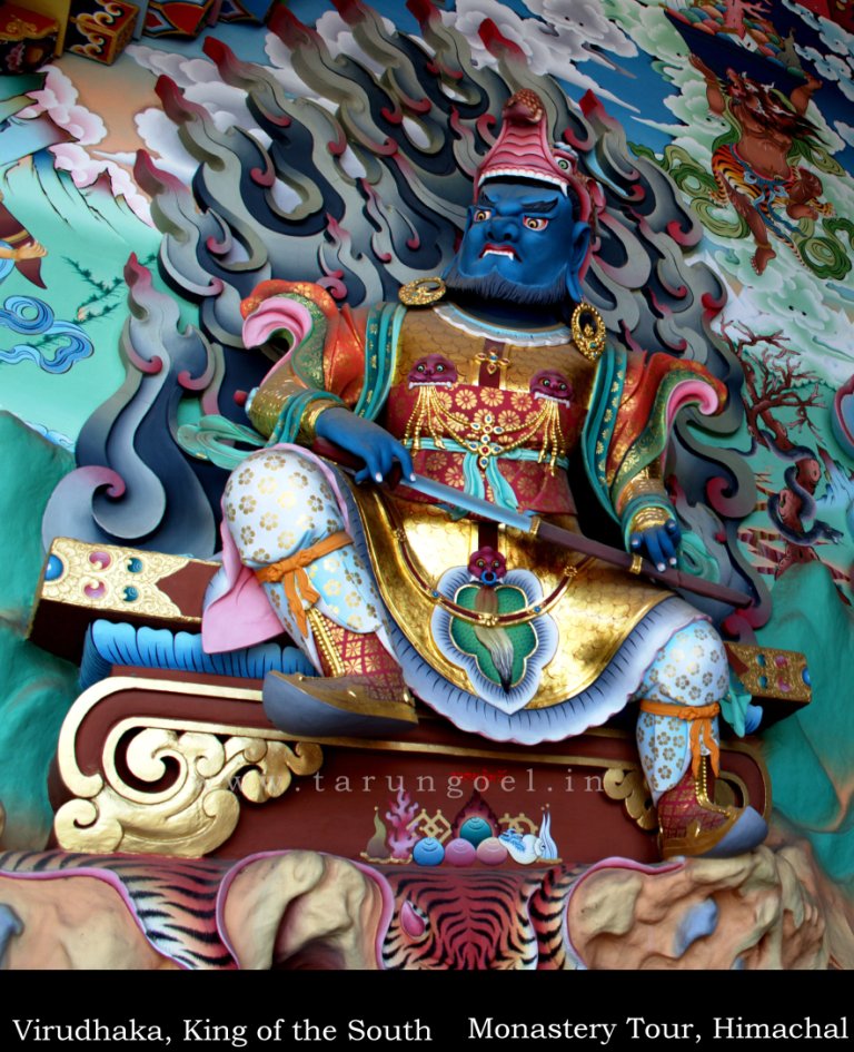 Virudhaka South Tibetan God Direction-001