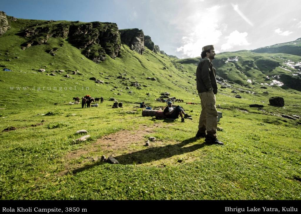 Rola Kholi Campsite, Bhrigu Lake Yatra