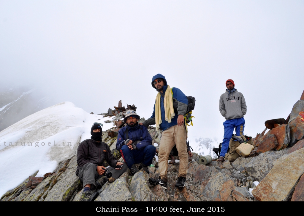 Chaini Pass Top - Churah to Pangi, 14400 feet