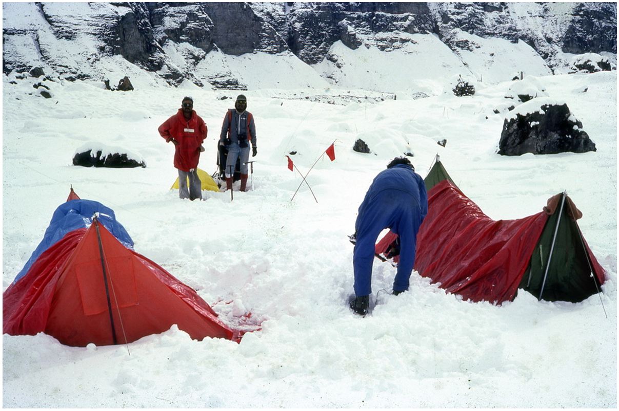 Base Camp in the Annapurna Sanctuary