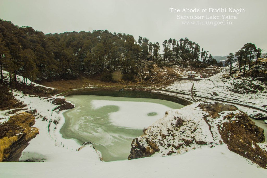 Frozen Saryolsar Lake