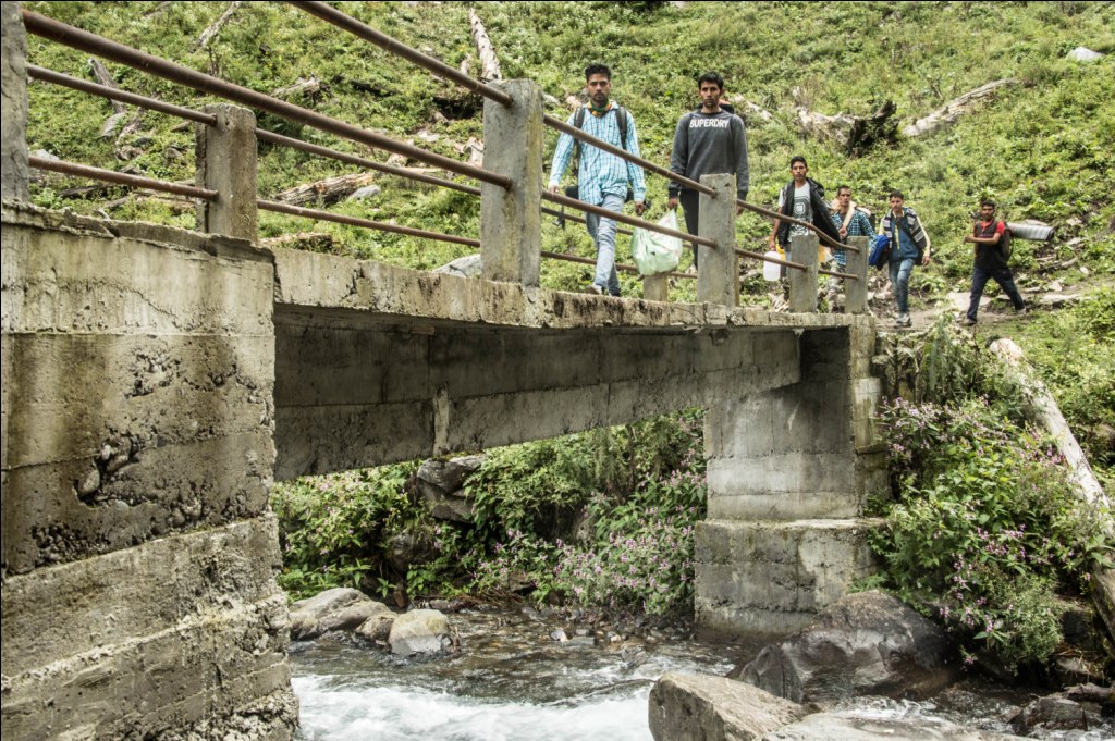 The Bridge across Lama Dugh Stream