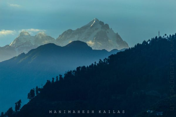 Chamba Kailash as seen from outside Bharmaur.